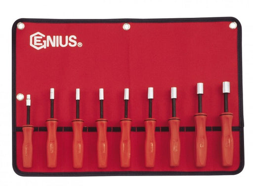 Genius Tools 9pc Metric Hex Nut Driver Set (with magnet)