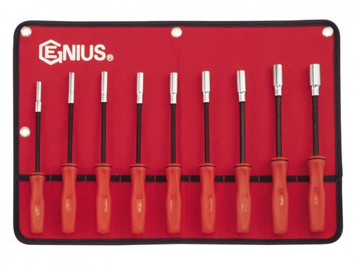 Genius Tools 9pc Metric Long Hex Nut Driver Set (with magnet)