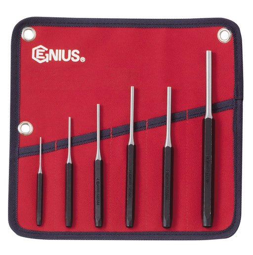 Genius Tools 6pc Metric Pin Punch Set