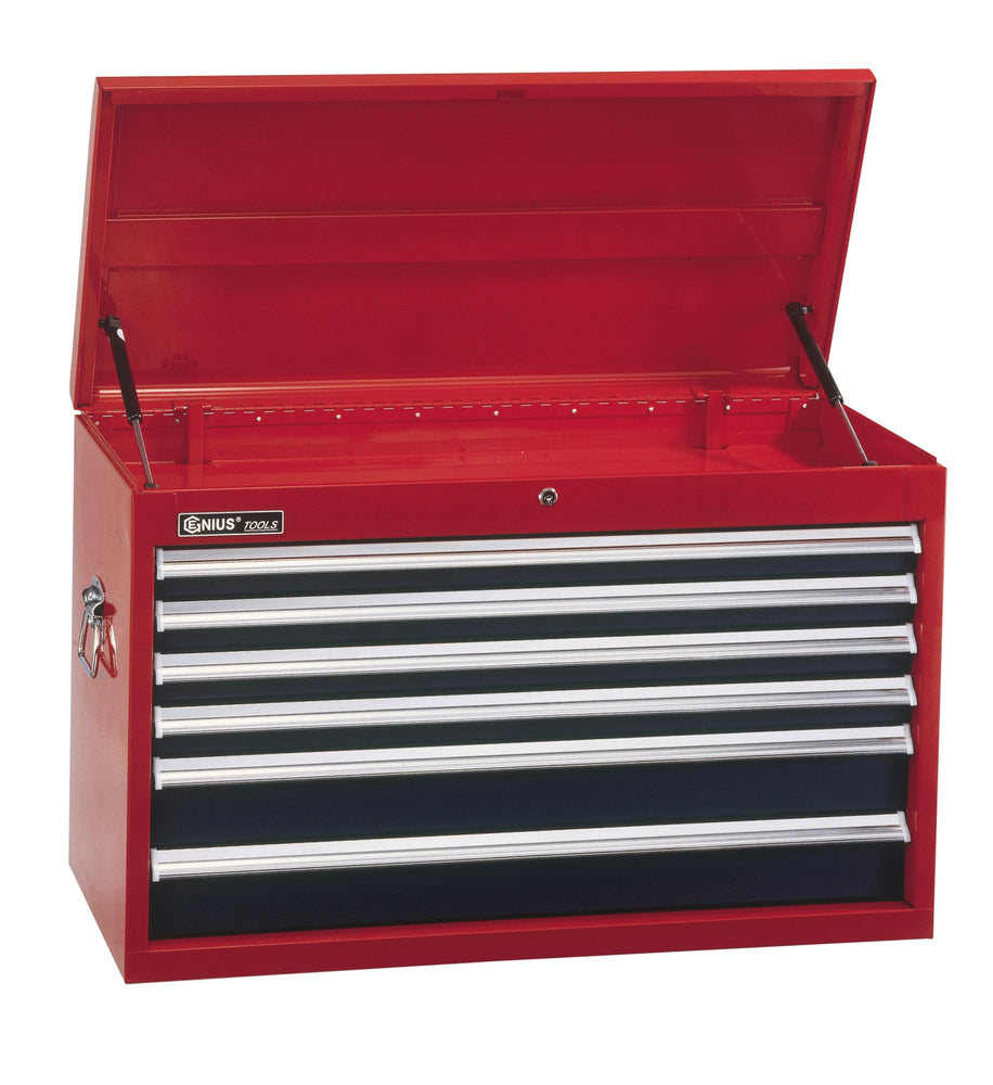 Genius Tools 6 Drawer Top Chest, 968 x 450 x 600mm