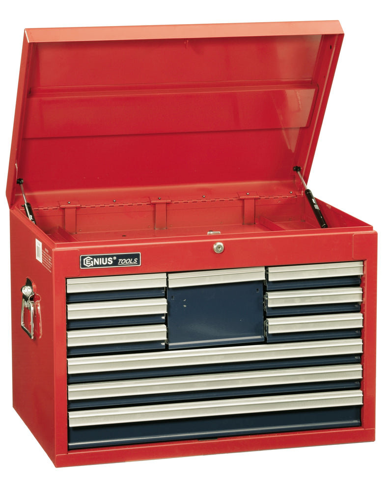 Genius Tools 10 Drawer Top Chest, 660 x 455 x 483mm