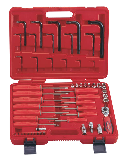 Genius Tools 56pc 1/2" Dr. Complete Star Type Wrench Set