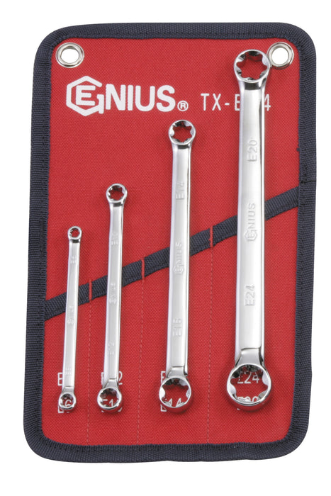 Genius Tools 4pc E-Star Wrench Set