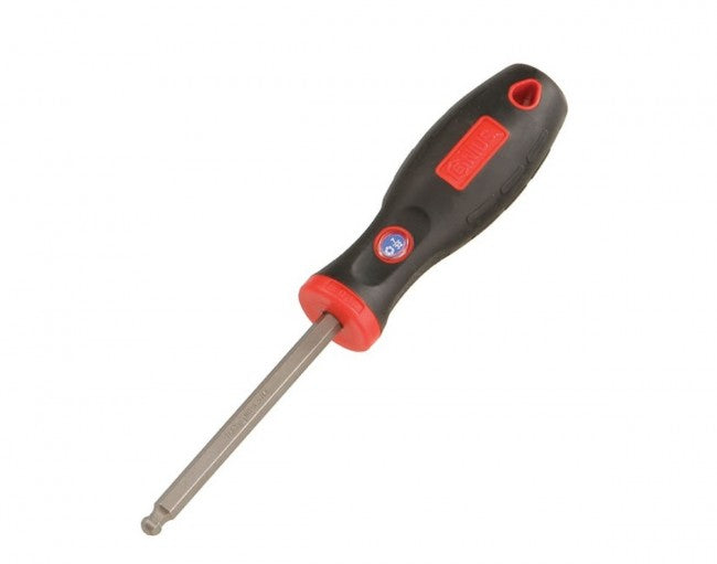 Genius Tools 1/8" Wobble Hex Screwdriver w/Soft Handle, 150mmL